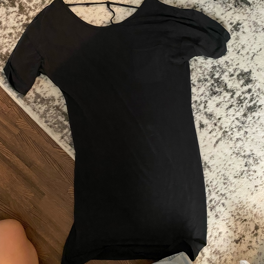 Summer dress with T cross back